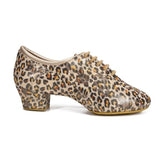 A1060-0960 Leopard Print Practice/Teaching Shoe - Flex Split Sole