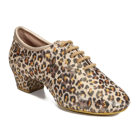 A1060-0960 Leopard Print Practice/Teaching Shoe - Flex Split Sole
