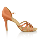 Ray Rose H860-X Kalahari Xtra | Dark Tan Satin | Ladies Latin Dance Shoes