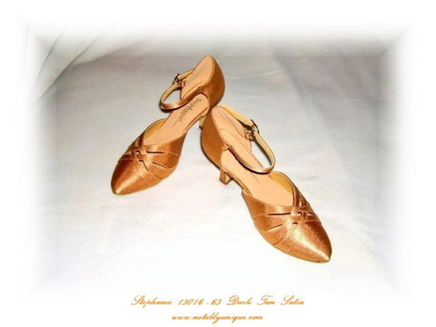 Stephanie 15016 - 65 Dark Tan Satin