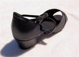 Stephanie Dance Shoes 16002 - 11X - Black Leather / Two Way Strap