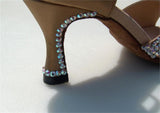 Aurora Borealis Custom Stoned Satin Shoes