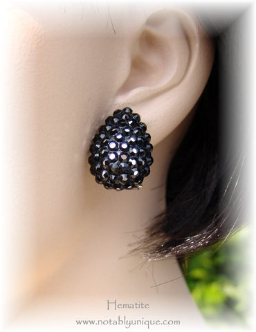 EJ 1287 Earring: Hematite