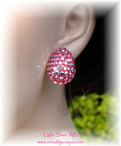 EJ 1287 Earring: Light Siam AB