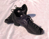 GO 4050 Black Nubuck/Black Mesh Practice Shoe