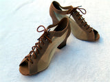 GO 4051 Beige Nubuck/Beige Mesh Practice Shoe