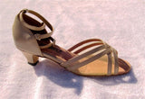GO 7011 Tan Simulated Leather / Mesh Latin Shoe