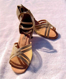 GO 7011 Tan Simulated Leather / Mesh Latin Shoe
