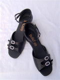 GO 7200 Black Satin Latin Shoe
