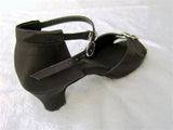 GO 7200 Black Satin Latin Shoe