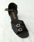 GO 7200 Black Satin Latin Shoe