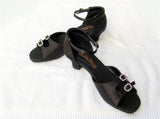 GO 7200 Black Satin Latin Shoe