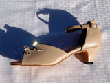 GO 7201 TL  Tan Simulated Leather Latin Shoe