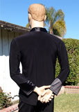 GS65 "OUT" Black Competitive Latin Shirt