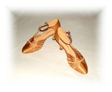 Stephanie 15015 - 65  "American Smooth"  Dark Tan Satin
