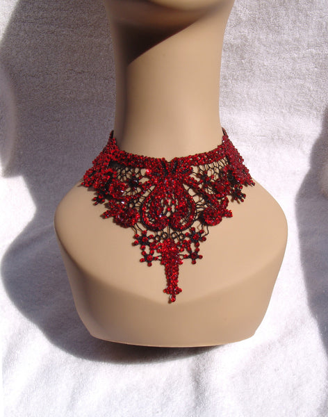 Victorian online lace necklace