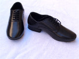 NUG Extra Wide Black Leather Ballroom Shoe