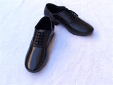 NUG Extra Wide Black Leather Ballroom Shoe