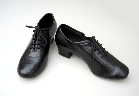 Stephanie Dance Shoes 11001-11 Black Leather Practice Shoe