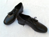 Stephanie Men Dance Shoe 4005 - 11 Black Leather 3 Eyelets Shoe