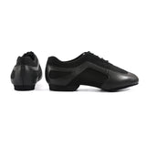 A - LD-8001-011 BLACK LEATHER / MESH PRACTICE SHOE