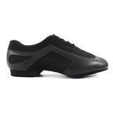 A - LD-8001-011 BLACK LEATHER / MESH PRACTICE SHOE