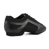 A - LD-8001-011 BLACK LEATHER / MESH PRACTICE SHOE