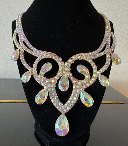 NUG GW Genevieve Aurora Borealis Crystal Necklace
