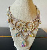 NUG GW Genevieve Aurora Borealis Crystal Necklace
