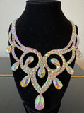 NUG GW Genevieve Aurora Borealis Crystal Necklace
