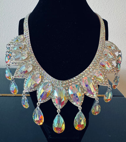 NUG GW Katrina Aurora Borealis  Crystal Necklace