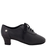 A-1001 - 11 Black Perforated Leather Ballroom Practice Shoe