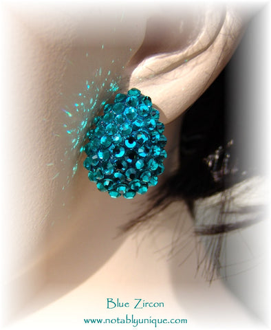 EJ 1287 Earring: Blue Zircon