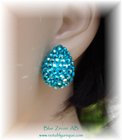 EJ 1287 Earring: Blue Zircon AB
