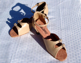 GO 7201 TL  Tan Simulated Leather Latin Shoe