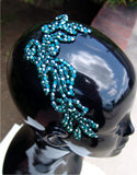 NUG T10354 Emerald & Emerald AB Stoned Venice Black Lace Appliqué
