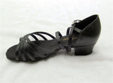 Stephanie Dance Shoes 16003 - 11X Black Leather / Two Way Strap