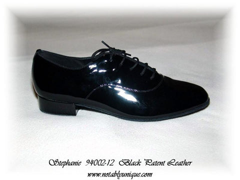 Stephanie Professional Dance Shoes - E400112 Black Patent Leather