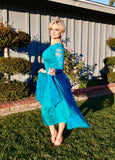 NUG S9010 TEAL AMERICAN SMOOTH DRESS